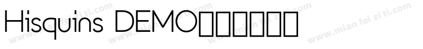 Hisquins DEMO字体转换